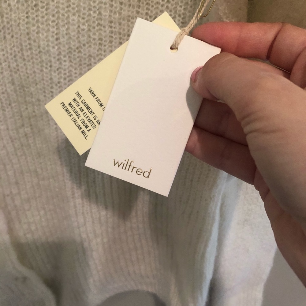 Aritzia Wilfred Off White Cardigan NWT - Picture 4 of 5